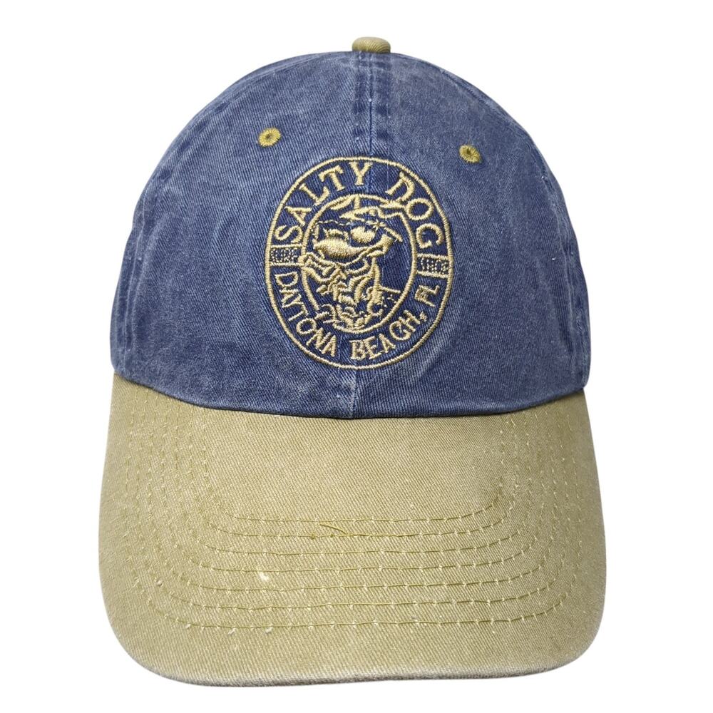Salty Dog Daytona Beach FL Baseball Cap Blue One Size Adjustable Distinctibe